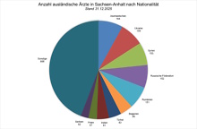 Anzahl ausländische Ärzte in LSA nach Nationalität